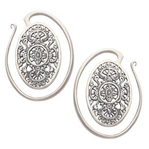 Pair of 10g Diablo Organics White Brass Oval Pujus, Never Worn!
